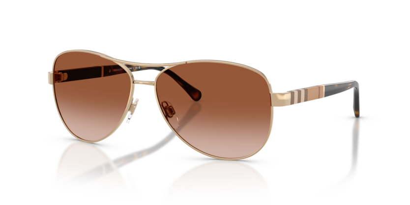 Occhiali da sole Burberry 0BE3080 Oro chiaro - 0BE3080 114513