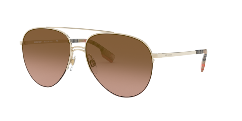 Occhiali da sole Burberry 0BE3113 Ferry Oro chiaro - 0BE3113 110913