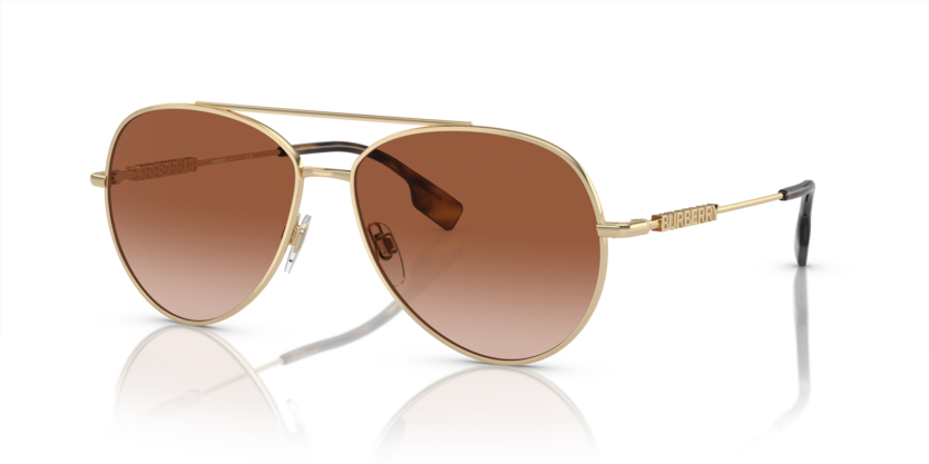 Occhiali da sole Burberry 0BE3147 Oro chiaro - 0BE3147 110913