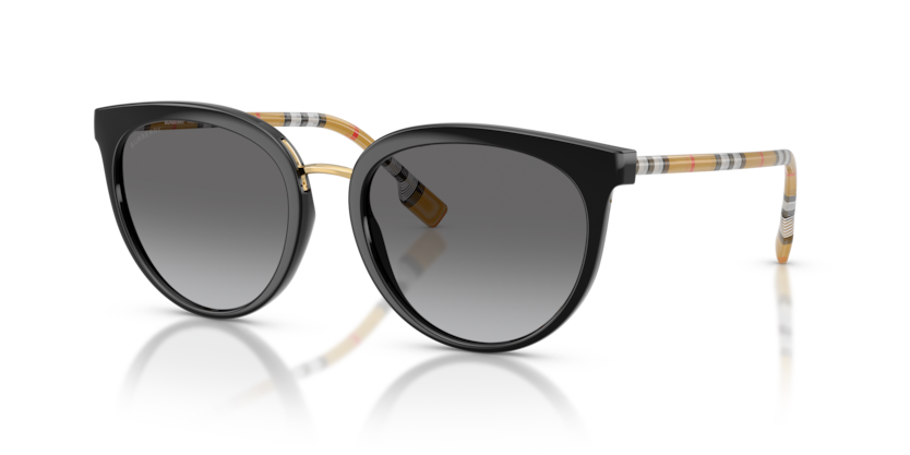 Occhiali da sole Burberry 0BE4316 Willow Nero - 0BE4316 385311