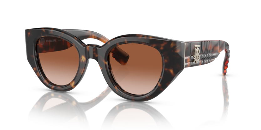 Occhiali da sole Burberry 0BE4390 Meadow Havana scuro - 0BE4390 300213