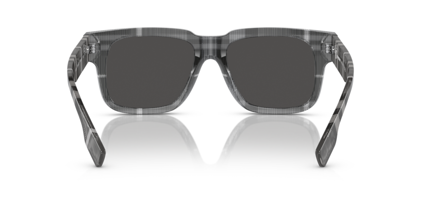 Occhiali da sole Burberry 0BE4394 Hayden Motivo a quadri grigio carbone - 0BE4394 380487
